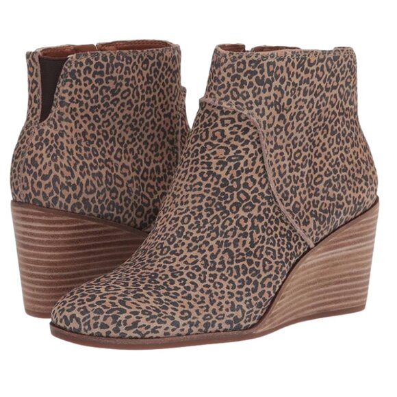 Lucky Brand Shoes - NWOB Lucky Brand Zanta Women's Boots eyelash Sophia Leopard Size 8.5